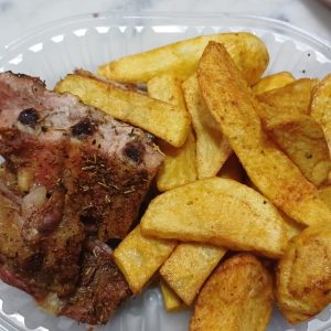 Costilla de Cerdo con Papas