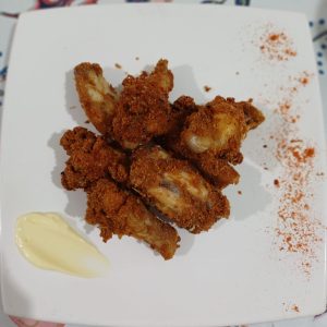 Pollo Crispy con Papas Fritas