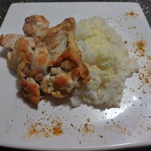 Pollo Grillé con Arroz Cremoso