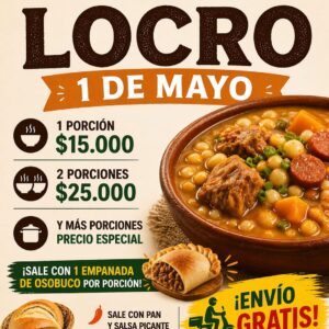 2 Porciones Gran Locro Criollo