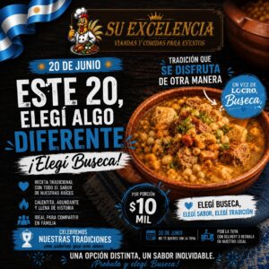 Gran Buseca Criolla x Porción